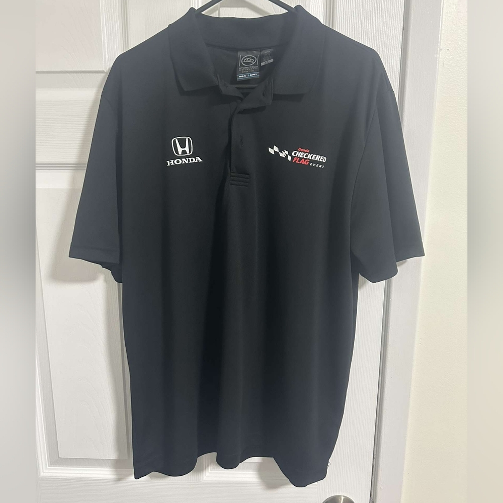 Honda Racing Black Polo Shirt XL